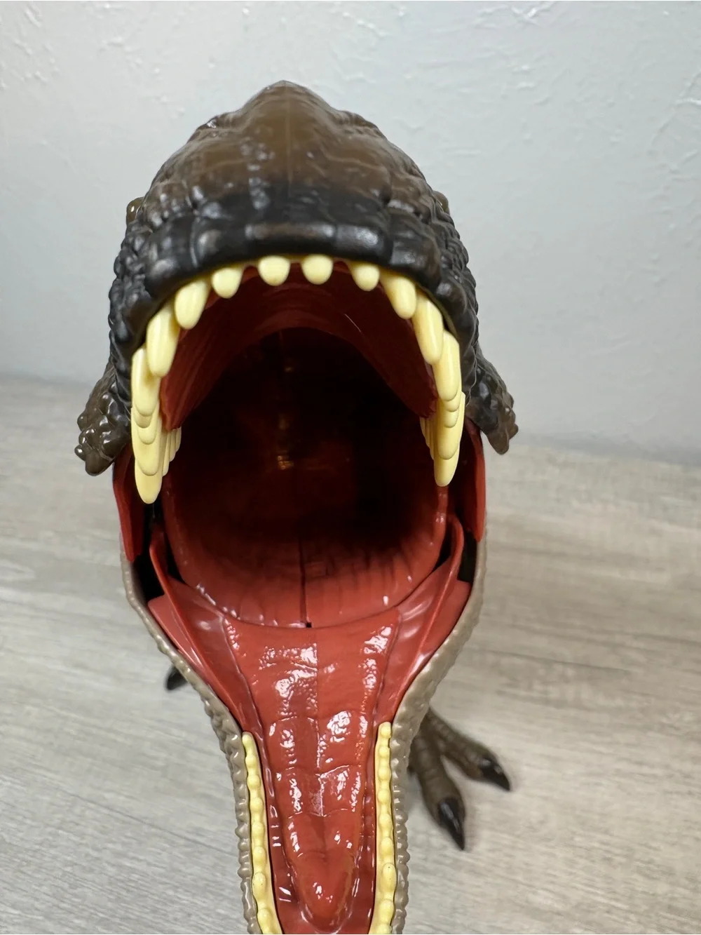 Jurassic World Thrash 'N Devour T-Rex Mattel Dinosaur Figure WORKING
